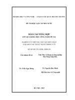 Nghiên cứu thiết kế, chế tạo máy chụp X-quang cao tần sử dụng trong y tế