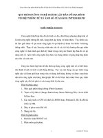 Quy trình công nghệ thành lập bản đồ địa hình với hệ thống xử lý ảnh số của hãng Intergraph