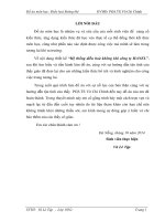 Đồ án môn học điều hoà không khí