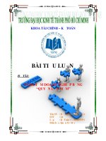 Tiểu luận môn Quản trị học NÂNG TẦM DOANH NGHIỆP BẰNG QUYỀN LỰC MỀM