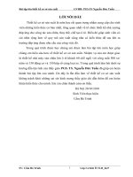 Bài tập lớn thiết kế cơ sở sản xuất