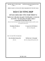 Nghiên cứu và tiếp nhận công nghệ về hệ thống định vị vệ tinh toàn cầu (GNSS) - Xây dựng phòng thí nghiệm Galileo ở Trường Đại học Bách khoa Hà Nội