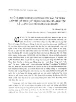 Chủ tịch Hồ Chí Minh với nguyên tắc Lý luận liên hệ với thực tế trong nghiên cứu, học tập lý luận của chủ nghĩa Mác-Lênin