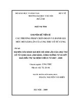 Các phương pháp chẩn đoán và đánh giá mức độ xâm lấn của ung thư cổ tử cung