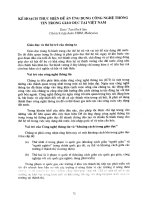 Kế hoạch thực hiện đề án ứng dụng công nghệ thông tin trong giáo dục tại Việt Nam