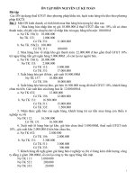 ÔN TẬP MÔN NGUYÊN LÝ KẾ TOÁN