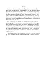 NC hoạt động quản trị sản xuất của bia hà nội