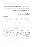 Sử dụng tro than nhiệt điện Phả Lại chế tạo cốt liệu nhẹ cho bê tông nhẹ chất lượng cao
