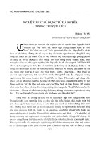 Nghệ thuật sử dụng từ đa nghĩa trong truyện Kiều