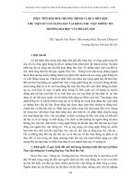 Thực tiễn đổi mới chương trình và đưa môn học thư viện số vào giảng dạy tại khoa Thư viện Thông tin trường Đại học Văn hóa Hà Nội