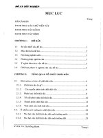 đánh giá hiện trạng và đề xuất các giải pháp xử lý chất thải quận tân bình