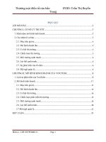 Bài thảo luận nghiên cứu mô hình kinh doanh của youtube