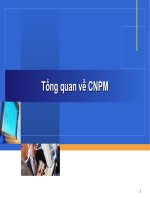 Bài giảng tổng quan về công nghệ phần mềm