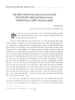 Tìm hiểu chính sách đối ngoại của Mỹ đối với tiến trình mở rộng NATO thời kỳ sau chiến tranh lạnh