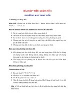 bài tập tiểu luận phương sai thay đổi