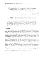 Cấu trúc bất đối xứng của màng Polyme chế tạo bằng phương pháp đảo pha