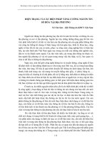 Hiện trạng và các biện pháp tăng cường nguồn tin số hóa tại địa phương