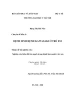 Bệnh sinh bệnh Kawasaki ở trẻ em