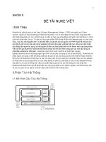 Tiểu luận môn Phát triển phần mềm mã nguồn mở MÃ NGUỒN MỞ NUKE VIỆT