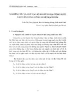Nghiên cứu và chế tạo bộ khuếch đại công suất cao tần dùng công nghệ mạch dải