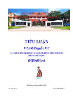 CẤU HÌNH DNS SERVER VÀ MAIL SERVER TRÊN HỆ ĐIỀU HÀNH OPENSUSE