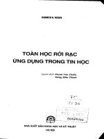 Toàn học rời rạc ứng dụng trong tin hoc