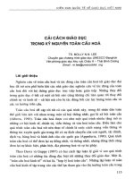 Cải cách giáo dục trong kỷ nguyên toàn cầu hóa