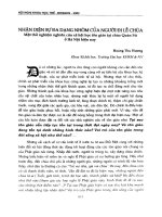 Nhận diện sự đa dạng nhóm của người đi lễ chùa - Một thử nghiệm nghiên cứu xã hội học tôn giáo tại chùa Quán Sứ ở Hà Nội hiện nay