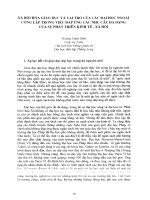 Xã hội hóa giáo dục và vai trò của các đại học ngoài công lập trong việc đáp ứng các nhu cầu đa dạng của sự phát triển kinh tế - xã hội