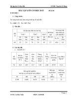 bài tập lớn cơ học đất