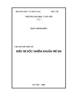 Điều trị sốc nhiễm khuẩn trẻ em
