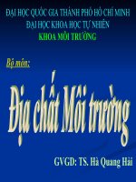 bài thuyết trình chương iii đất và môi trường
