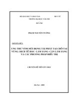 Ung thư vòm mũi họng tái phát tại chỗ-tại vùng  dịch tễ học- lâm sàng- cận lâm sàng và các phương pháp điều trị