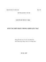 Đáp ứng miễn dịch  trong ghép giác mạc