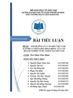 ảnh hưởng của văn hóa việt nam tới doanh nghiệp nước ngoài đang hoạt động tại việt nam