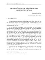 Thơ vịnh sử trung đại, vấn đề khái niệm và đặc trưng thể loại