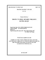 Thuốc và phác đồ điều trị giun đường ruột