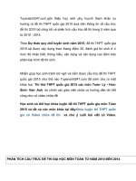 Cấu trúc đề thi toán tốt nghiệp thpt quốc gia 2015