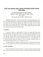 Chế tạo màng Sn02 bằng phương pháp phun tĩnh điện
