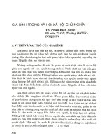 Gia đình trong xã hội xã hội chủ nghĩa