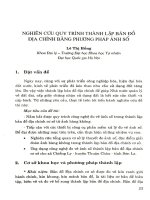 Nghiên cứu quy trình thành lập bản đồ địa chính bằng phương pháp ảnh số