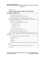 Báo cáo thực tập tổng hợp tại Công ty cổ phần Sứ Viglacera Thanh Trì