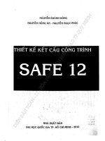Thiết Kế Kết Cấu Công Trình bằng phần mềm Safe 12