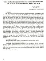 Thành phần hóa học của tinh dầu hương nếp lấy từ cây dứa thơm Pandanus umuryilia. Roxd - Việt Nam.PDF