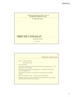 Bài giảng thiết kế cảnh quan