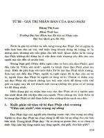 Từ bi - giá trị nhân bản của đạo Phật