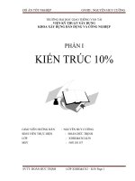 Luận văn tốt nghiệp trung tâm thương mai An Bình   Tx Dĩ An Bình Dương