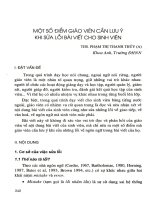 Một số điểm giáo viên cần lưu ý khi sửa lỗi bài viết cho sinh viên