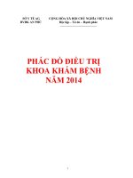 Phác đồ điều trị khoa khám bệnh   bệnh viện AP