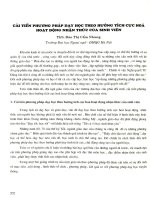 Cải tiến phương pháp dạy học theo hướng tích cực hóa hoạt động nhận thức của sinh viên.PDF
